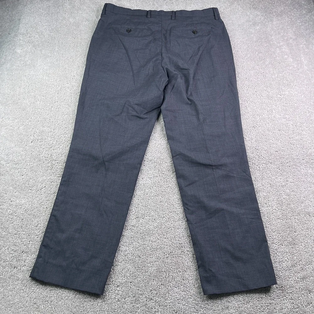 Banana Republic Pants Mens 35x30 Gray Slim Fit Stretch Wool Business‎ Trousers